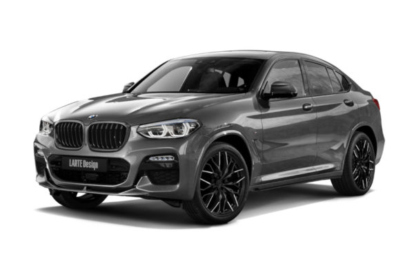 BMW X4 GO2 in a body kit from Larte front view