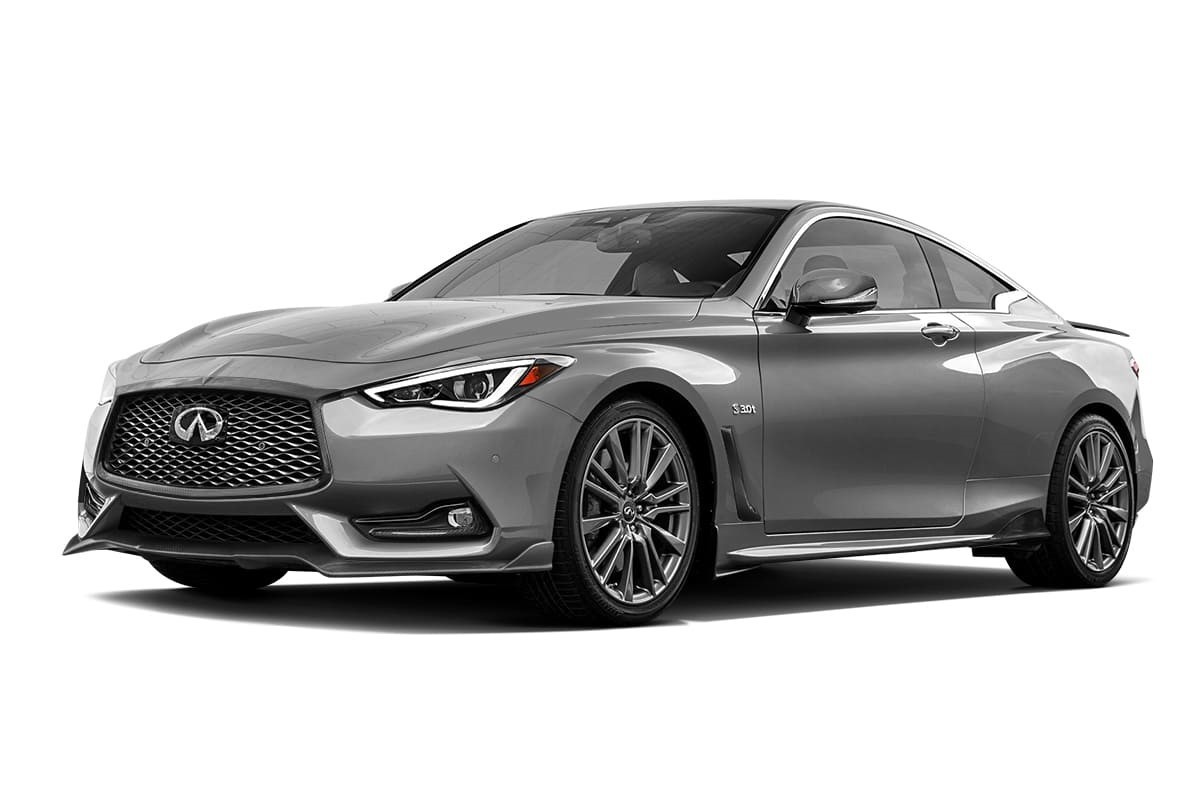 Infiniti Q60 coupe with tuning by larte Design on a transparent background