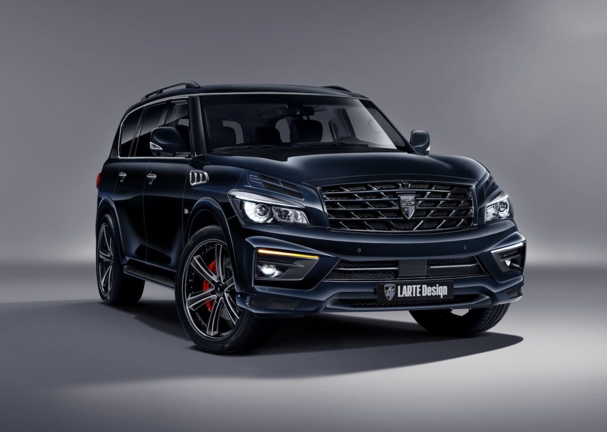 Infiniti QX80 with tuning LR4 from Larte