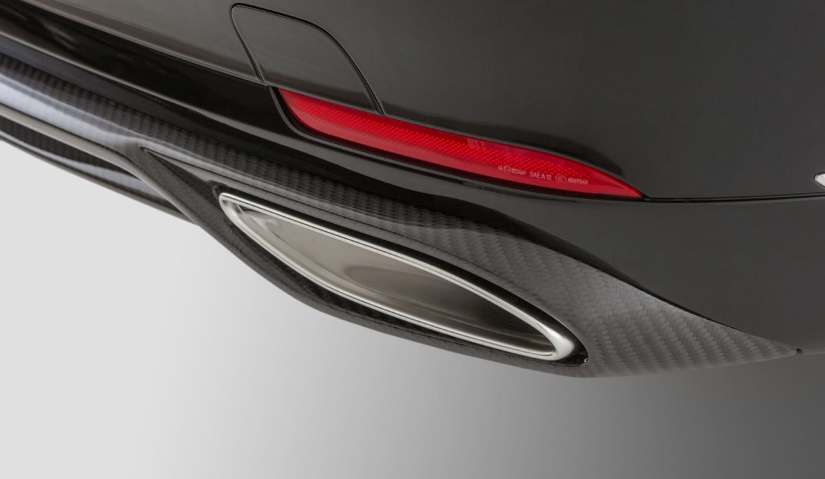 Rear bumper pad for Mercedes S-class