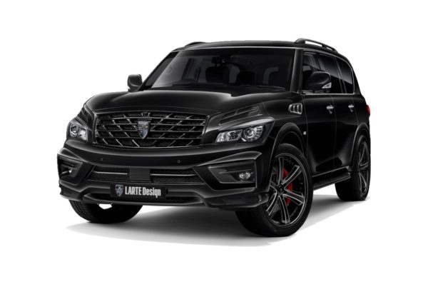 Infiniti QX80 tuned by Larte Design on a transparent background
